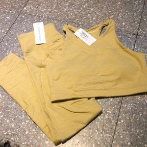 Outdoor Voices TechSweat Set - Marigold - Small